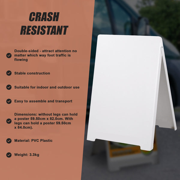 Double Side Sidewalk A Frame Sign Sandwich Board Holds Graphic Plastic Panels Restaurant Signs