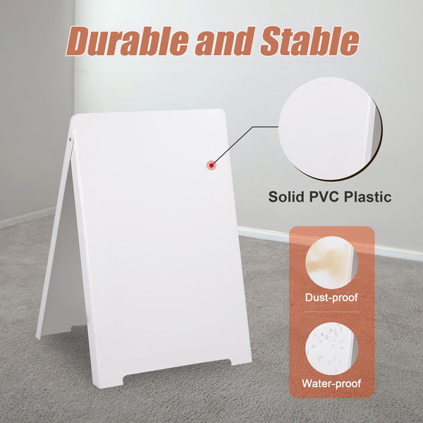 Double Side Sidewalk A Frame Sign Sandwich Board Holds Graphic Plastic Panels Restaurant Signs