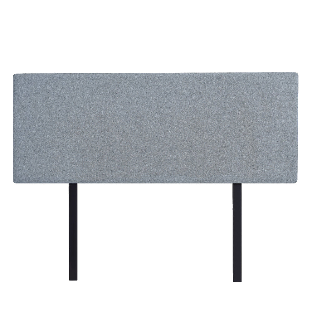 Linen Fabric Double Bed Deluxe Headboard Bedhead Berlin Blue Double Bed Frames