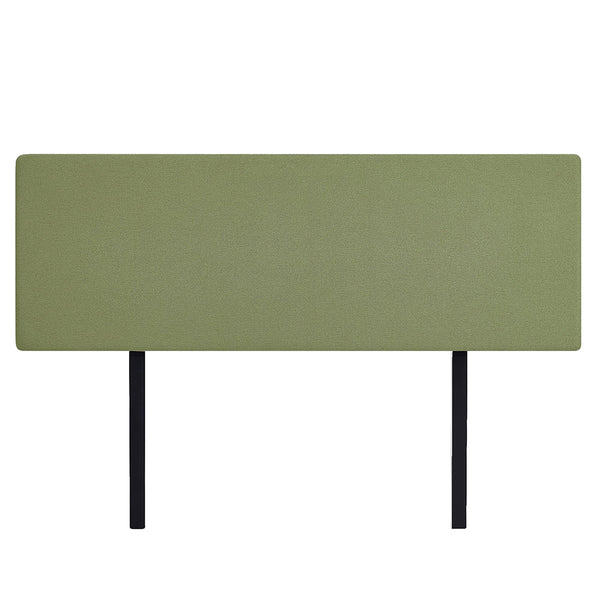 Linen Fabric King Bed Deluxe Headboard Bedhead Olive Green King Bed Frames