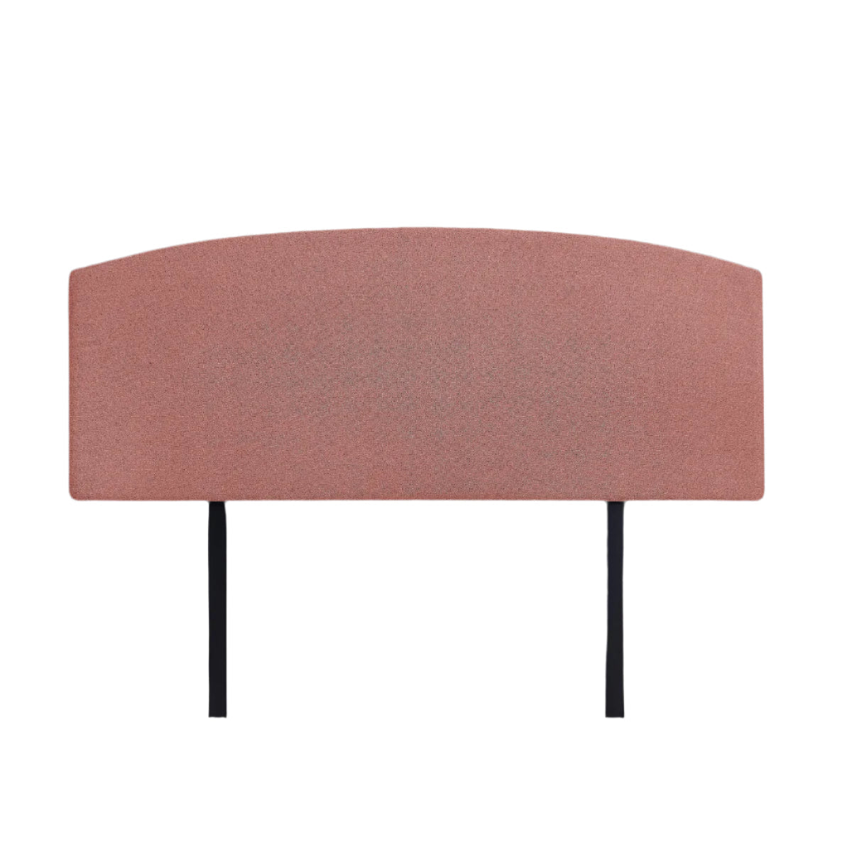 Linen Fabric Queen Bed Curved Headboard Bedhead Pearl Copper Brown Queen Bed Frames