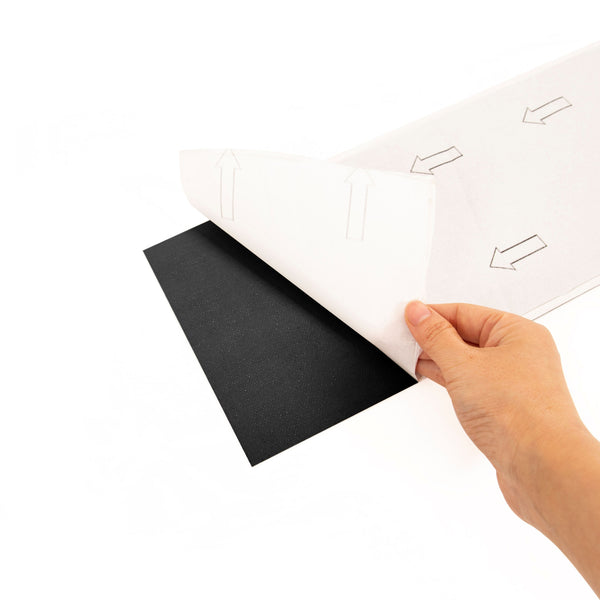 Vinyl Floor Tiles Self Adhesive Flooring Water Dyed Walnut Black Wood Grain 16 Pack 2.3Sqm Floor & Wall Tiles