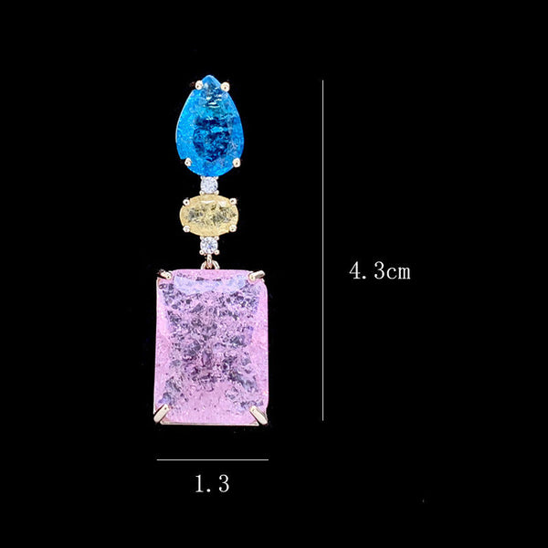 Veile Studios Silver Needle Long Tassel Heavy Industry Style Fashion Accessories Earrings