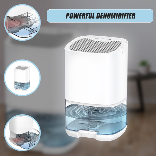 1000Ml Mini Dehumidifier Portable Air Dryer Office Moisture Absorber Machine Dehumidifiers
