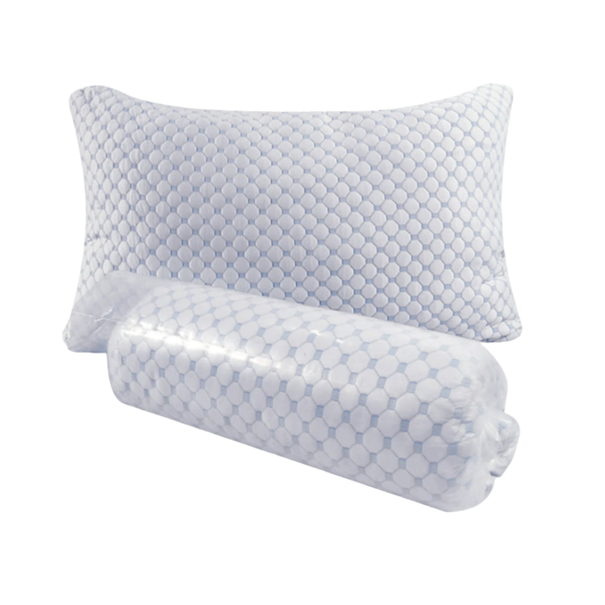 Large Memory Foam Cooling Pillow Heat And Moisture Reducing Ice Silk Gel Infused Pillows