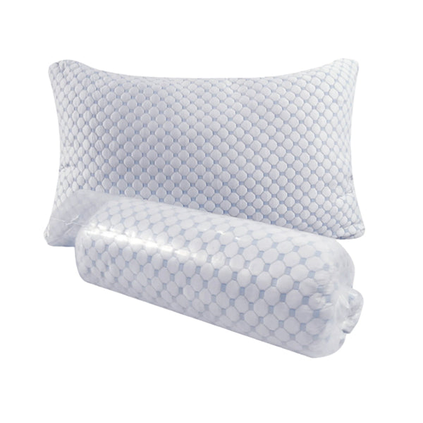 Large Memory Foam Cooling Pillow Heat And Moisture Reducing Ice Silk Gel Infused Pillows