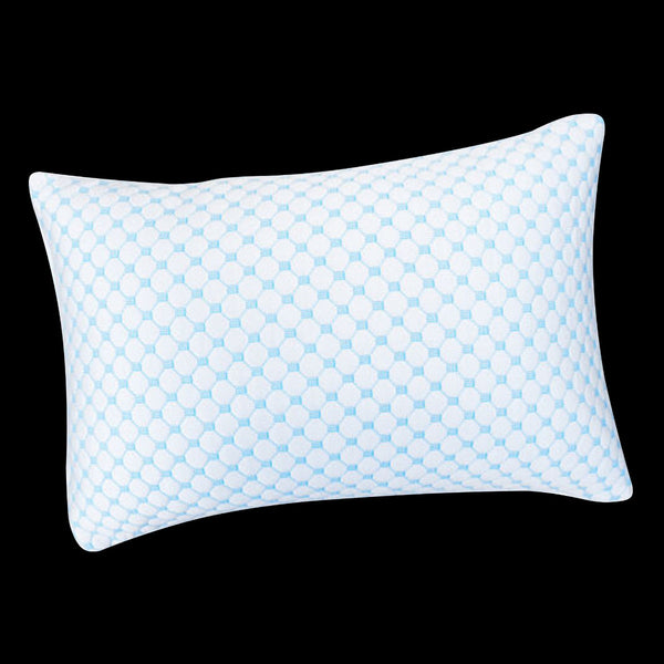 Large Memory Foam Cooling Pillow Heat And Moisture Reducing Ice Silk Gel Infused Pillows