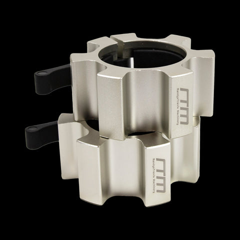 Aluminium Olympic Lock Collars Pair Barbell Clamps Clips Quick Barbells & Attachments