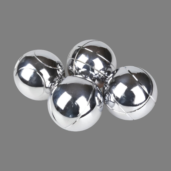 Deluxe Boules Bocce 8 Alloy Ball Set With Wooden Case Lawn Games