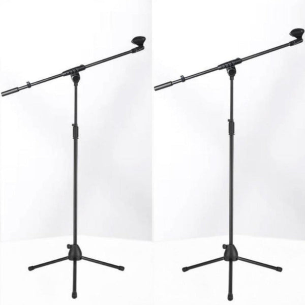 Stage Stands Tripod Mic With Boom 2 Pack Microphone Holders & Stands