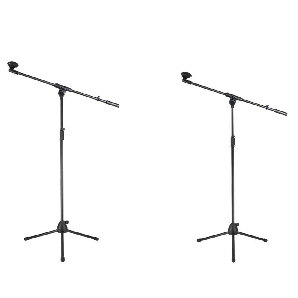 Stage Stands Tripod Mic With Boom 2 Pack Microphone Holders & Stands
