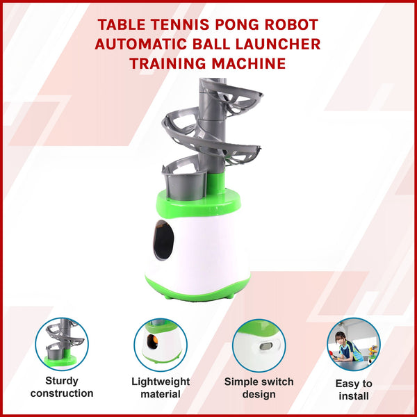 Table Tennis Pong Robot Automatic Ball Launcher Training Machine Other Table Tennis