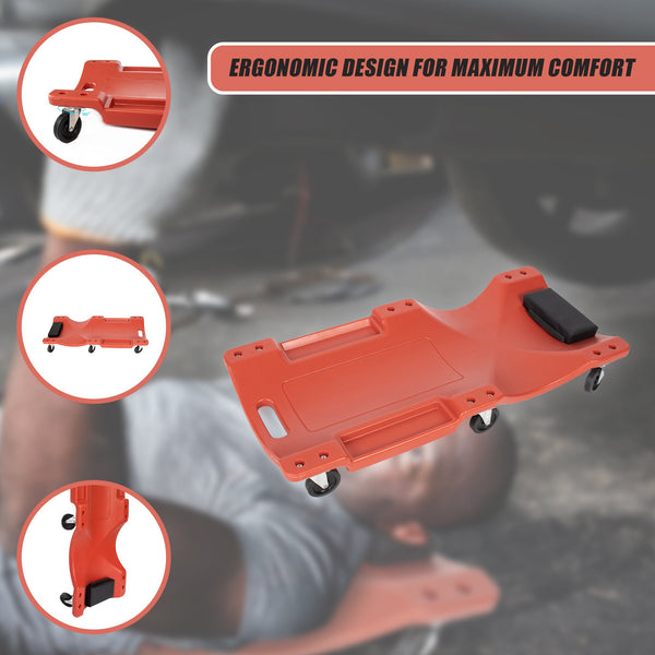 92Cm Professional Rolling Mechanics Car Creeper Crawler Board Under Tool Other Shop Equipment