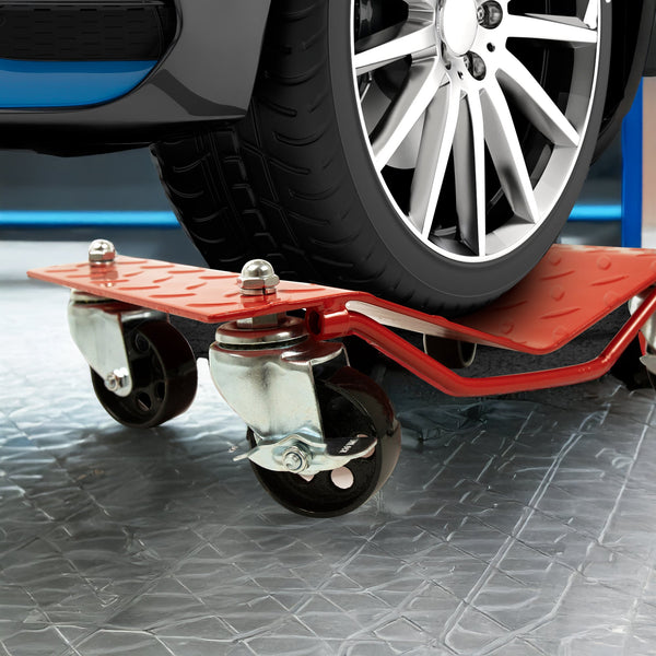 Auto Dolly Car Wheel Tire 12"X16" Skate 6000Lb Repair Slide Set Of (4) Workshop Dollies