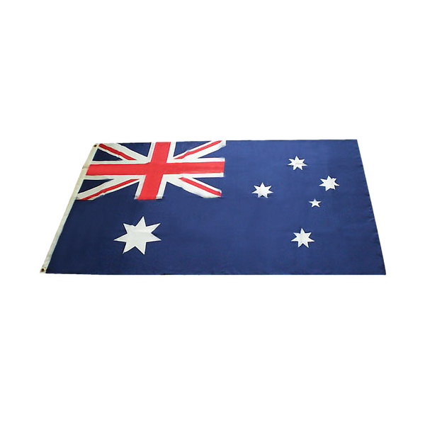 Australian Flag Heavy Duty Woven Spun Poly Metal Clips Flag Pole