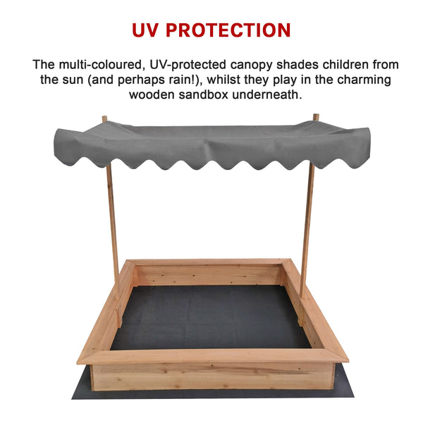 Kids Toy Sandpit With Canopy Sandpit Toys