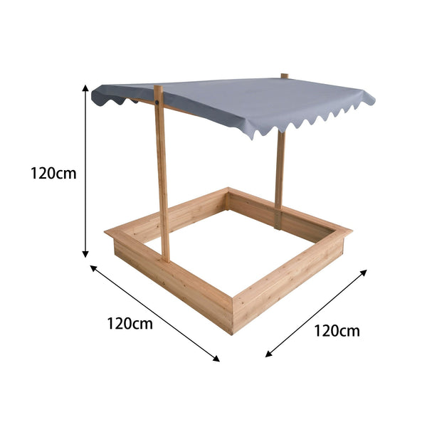 Kids Toy Sandpit With Canopy Sandpit Toys
