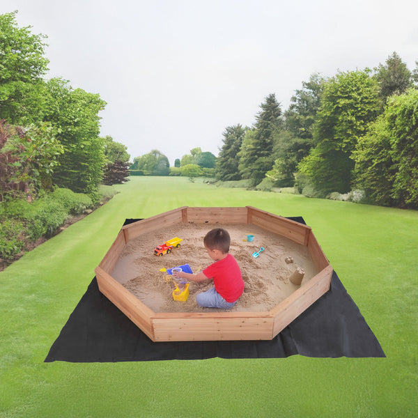 Kids Sand Pit Large Octagonal Wooden Sandpit Sandpit Toys