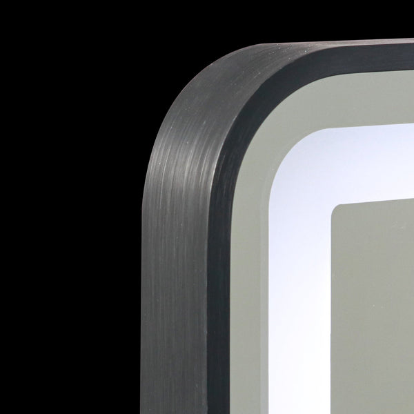 Rectangular Mirror Led Anti Fog Illuminated Bathroom Living Room Mirrors