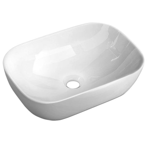 Ceramic Bathroom Basin Vanity Sink Oval Above Counter Top Mount Bowl Bathroom Sinks