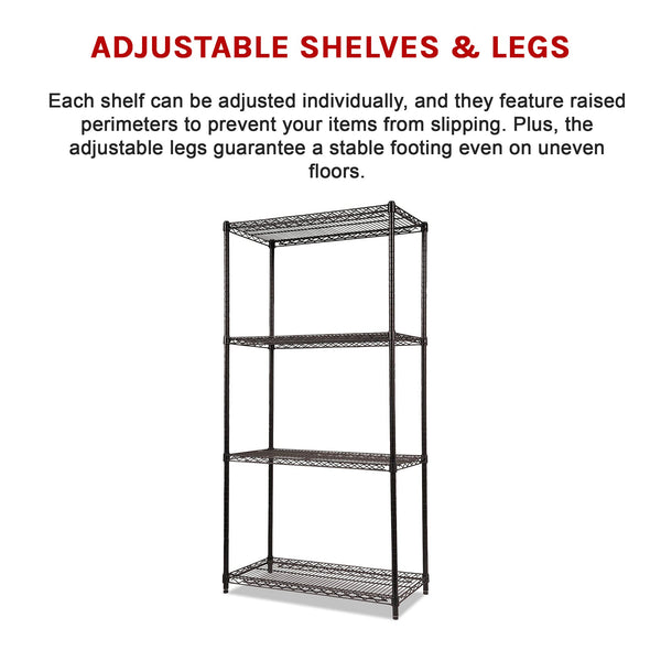 Modular Wire Storage Shelf 1200 X 450 1800Mm Steel Shelving Display Stands