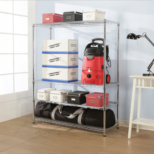 Modular Wire Storage Shelf 1500 X 600 1800Mm Steel Shelving Display Stands