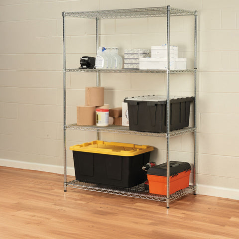 Modular Wire Storage Shelf 900 X 350 1800Mm Steel Shelving Display Stands