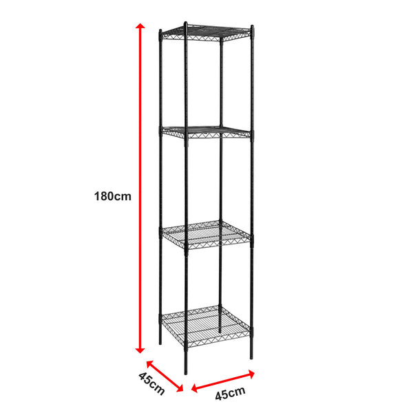 Modular Wire Storage Shelf 450 X 1800Mm Steel Shelving Display Stands