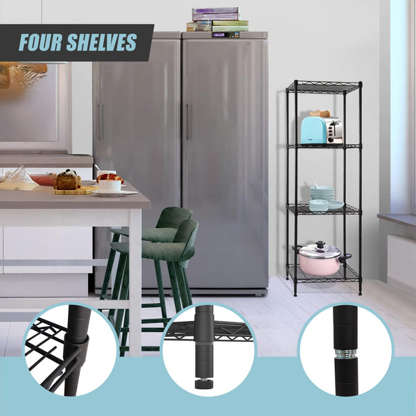 Modular Wire Storage Shelf 450 X 1800Mm Steel Shelving Display Stands