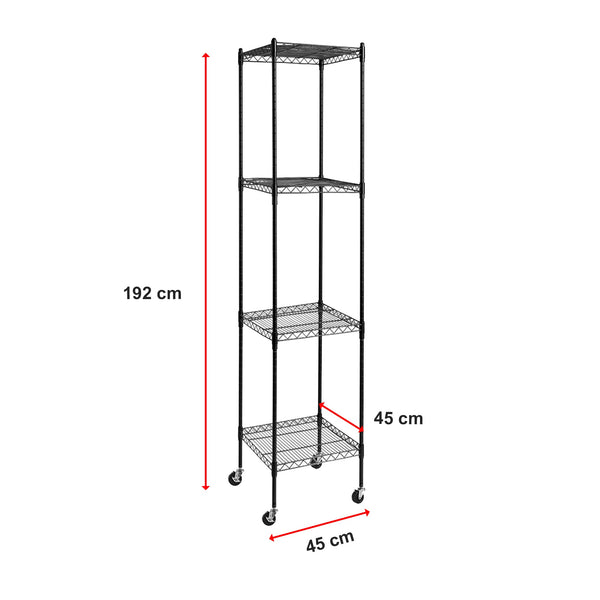 Modular Wire Storage Shelf 450 X 1800Mm Steel Shelving Display Stands