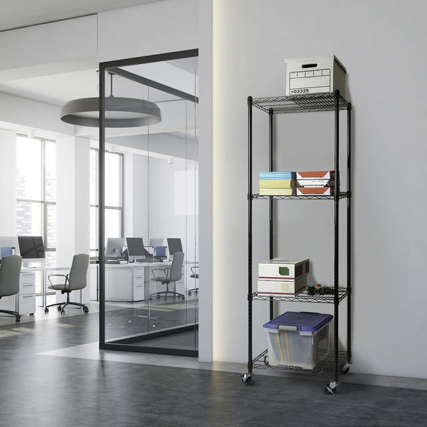 Modular Wire Storage Shelf 450 X 1800Mm Steel Shelving Display Stands