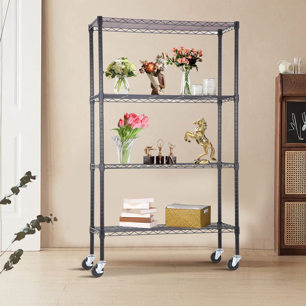 Modular Wire Storage Shelf 1200 X 600 1800Mm Steel Shelving Display Stands