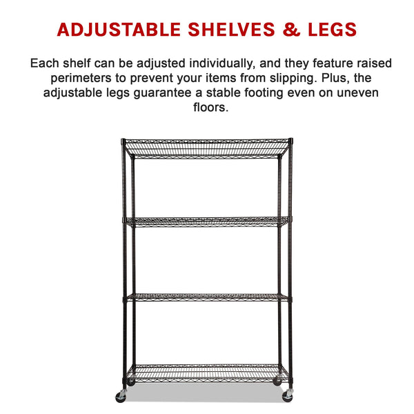 Modular Wire Storage Shelf 1500 X 350 1800Mm Steel Shelving Display Stands