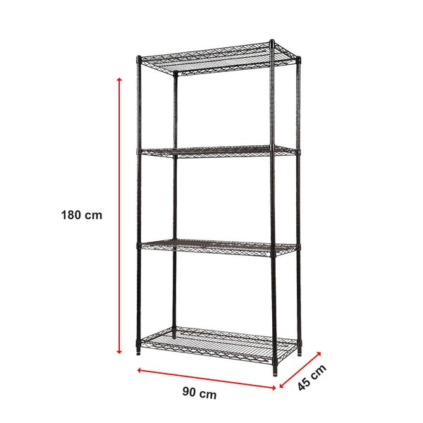 Modular Wire Storage Shelf 900 X 450 1800Mm Steel Shelving Display Stands