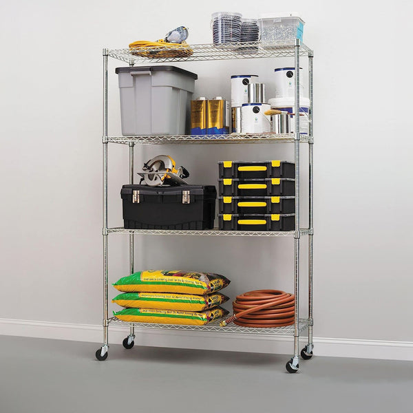 Modular Wire Storage Shelf 900 X 450 1800Mm Steel Shelving Display Stands