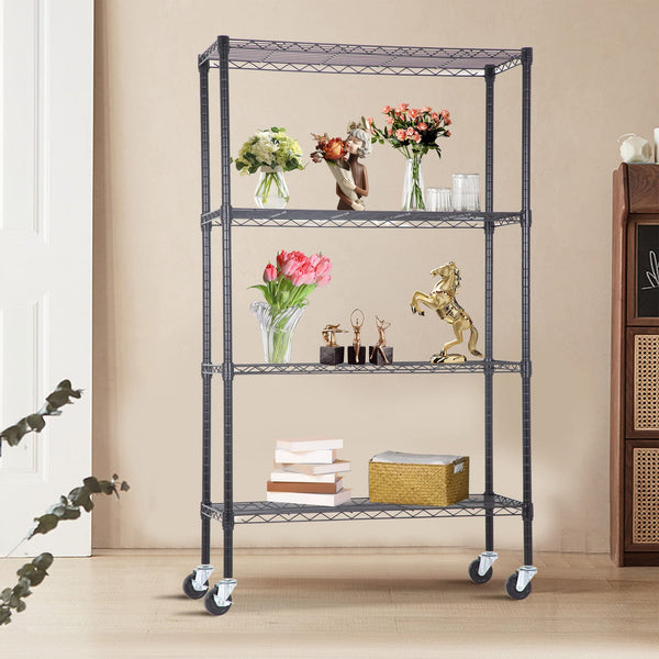 Modular Wire Storage Shelf 900 X 450 1800Mm Steel Shelving Display Stands