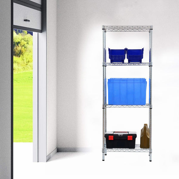 Modular Wire Storage Shelf 350 X 1800Mm Steel Shelving Display Stands