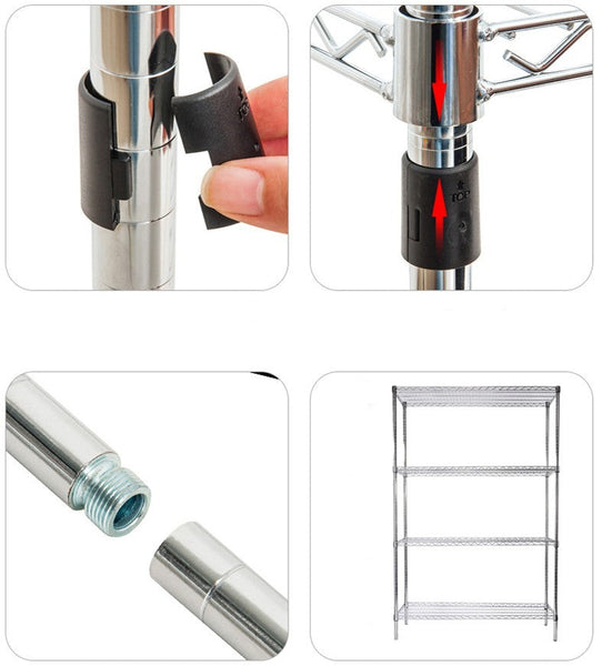 Modular Wire Storage Shelf 350 X 1800Mm Steel Shelving Display Stands