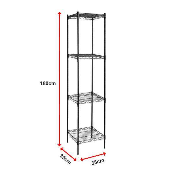Modular Wire Storage Shelf 350 X 1800Mm Steel Shelving Display Stands