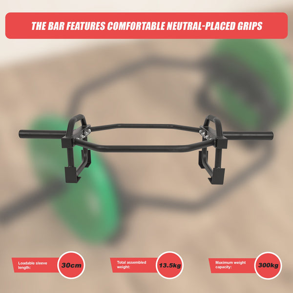 Barbell Olympic Trap Hex Shrug Deadlift Barbells & Attachments