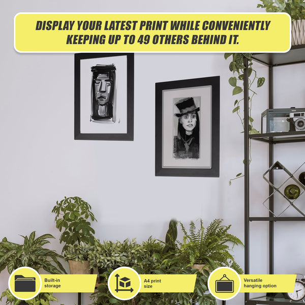 A4 Picture Frame For 50 Artworks Kids Display Photo Frames