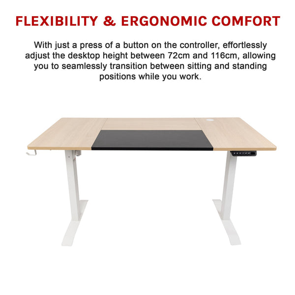 Standing Desk Electric Motorised Computer Height Adjustable Sit Table Standing Desks