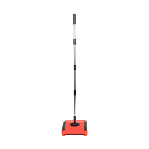 Sweep Carpet Floor Manual Light Sweeper Dual Rotating Brushes Carpet & Floor Sweepers