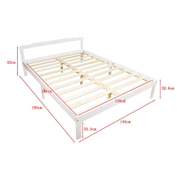 Double Bed Frame Home Furniture White Double Bed Frames