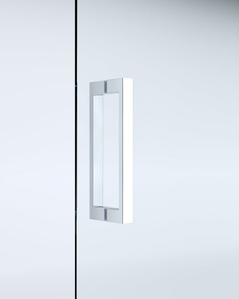 1200X1000mm Double Sliding Door Glass Shower Screen In Chrome Shower Enclosures