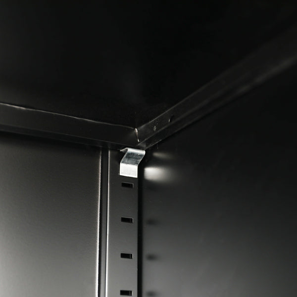 Single Door Metal Tall Cabinet Shelf Storage For Home Office Gym Cabinets & Cupboards