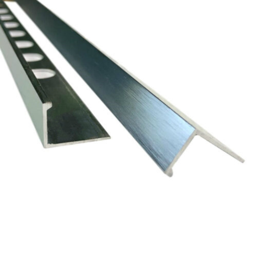 10 X Tile Trim Heavy Duty L Shaped Edge Aluminium 10Mm Tiling Accessories