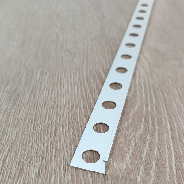 10 X Tile Trim Heavy Duty L Shaped Edge Aluminium 10Mm Tiling Accessories