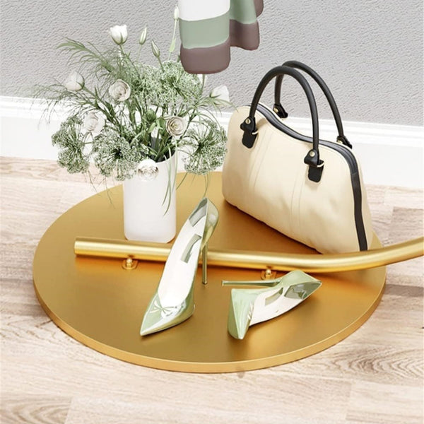 Commercial Clothing Floor Standing Hanger High Capacity Curved Clothes Bar Storage Rack 160Cm Garment Racks