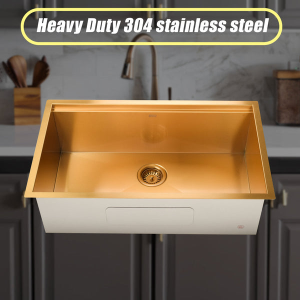 Nano Workstation Kitchen Sink 32 Inch Undermount Single Bowl Stainless Steel Kitchen Sinks
